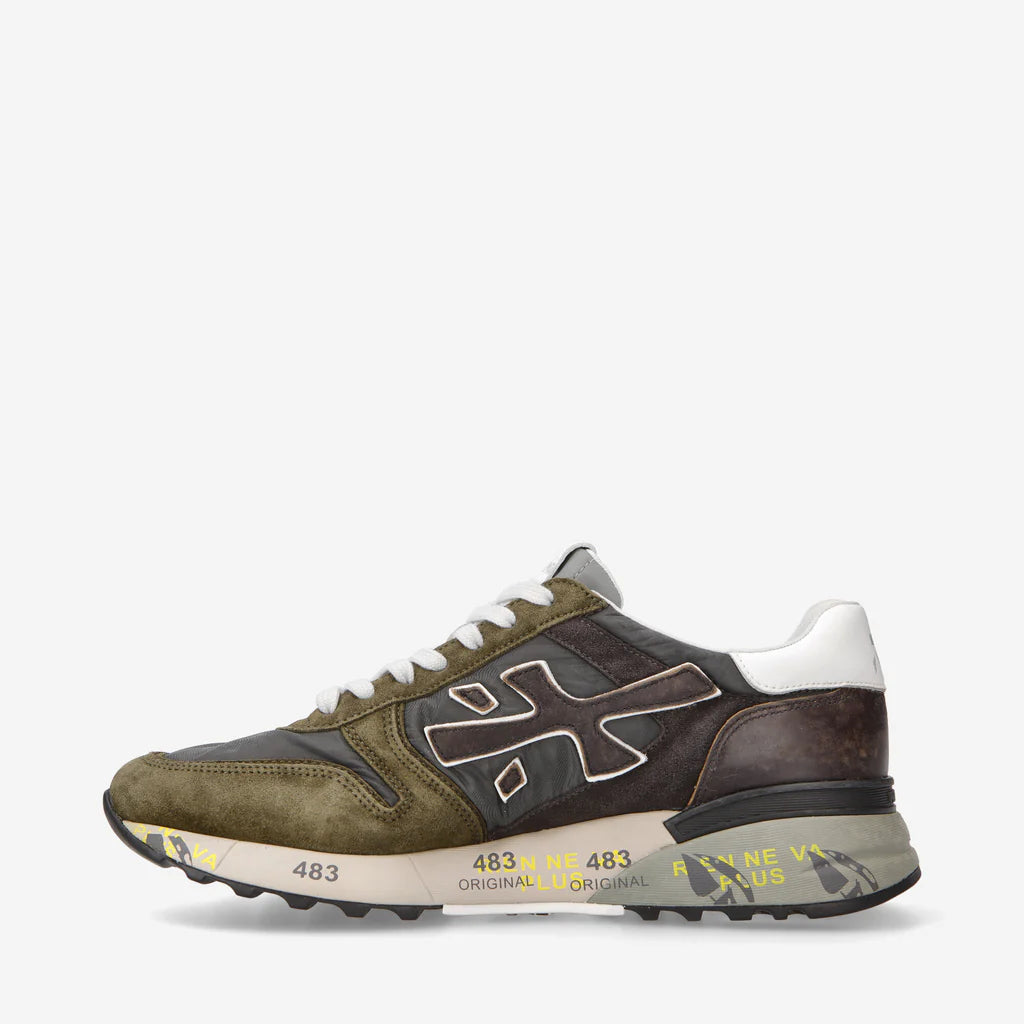 Premiata Sneakers Uomo Mick 6417 Verde/Marrone