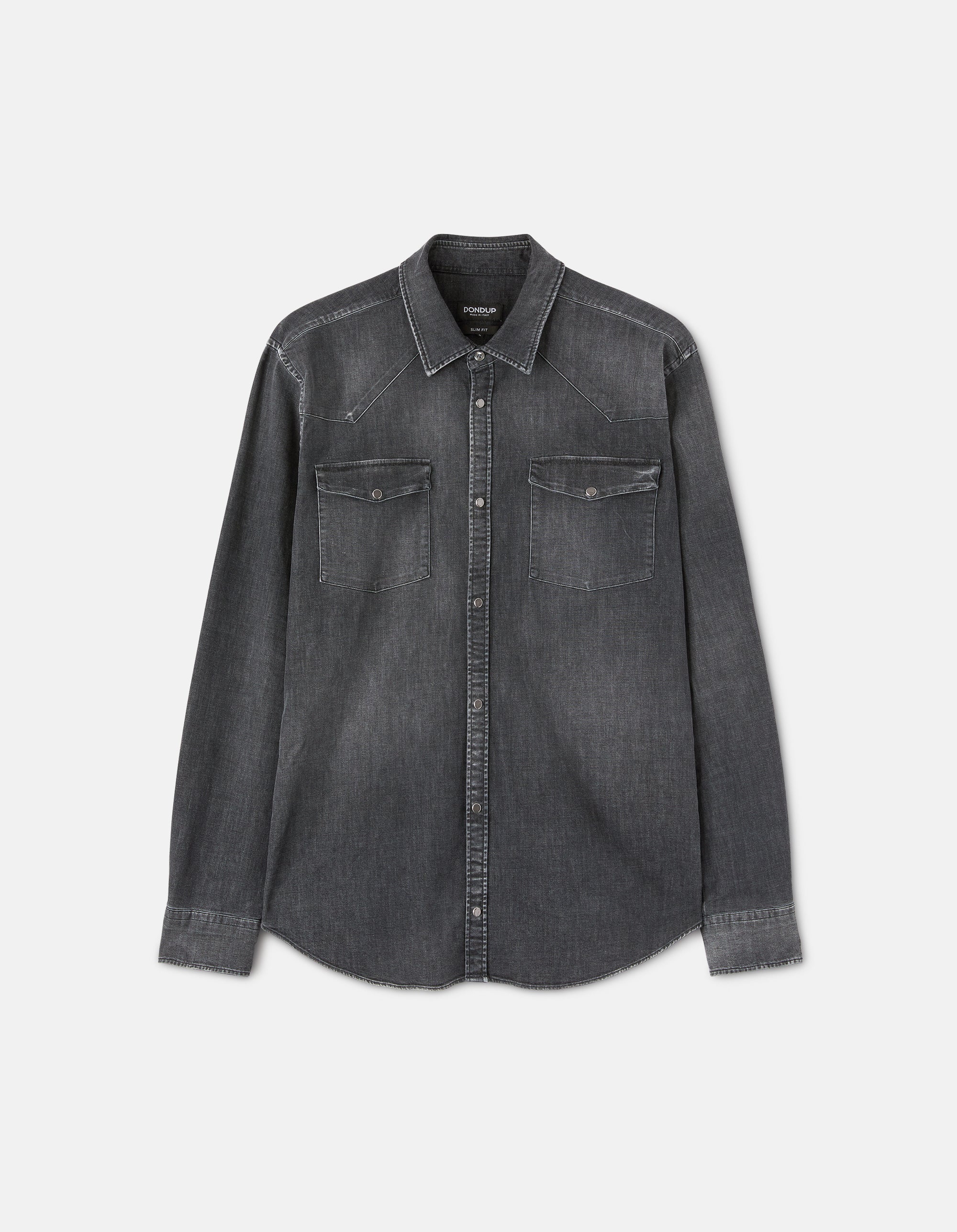 Dondup Camicia Uomo UC300SDS0258UGM8 Nero