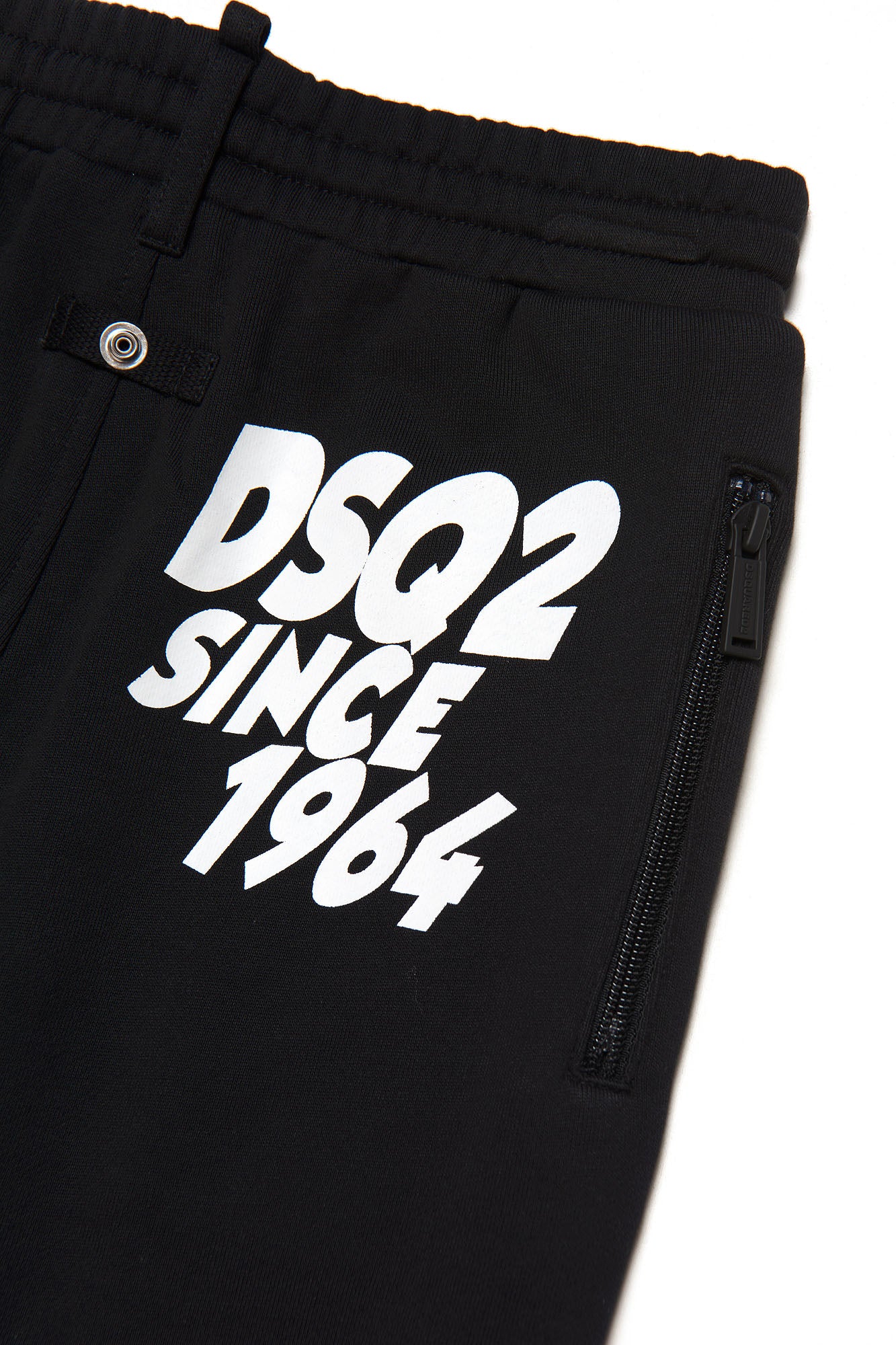 Dsquared2 Pantaloni Unisex Bambino DQ1928 D0A22 Nero