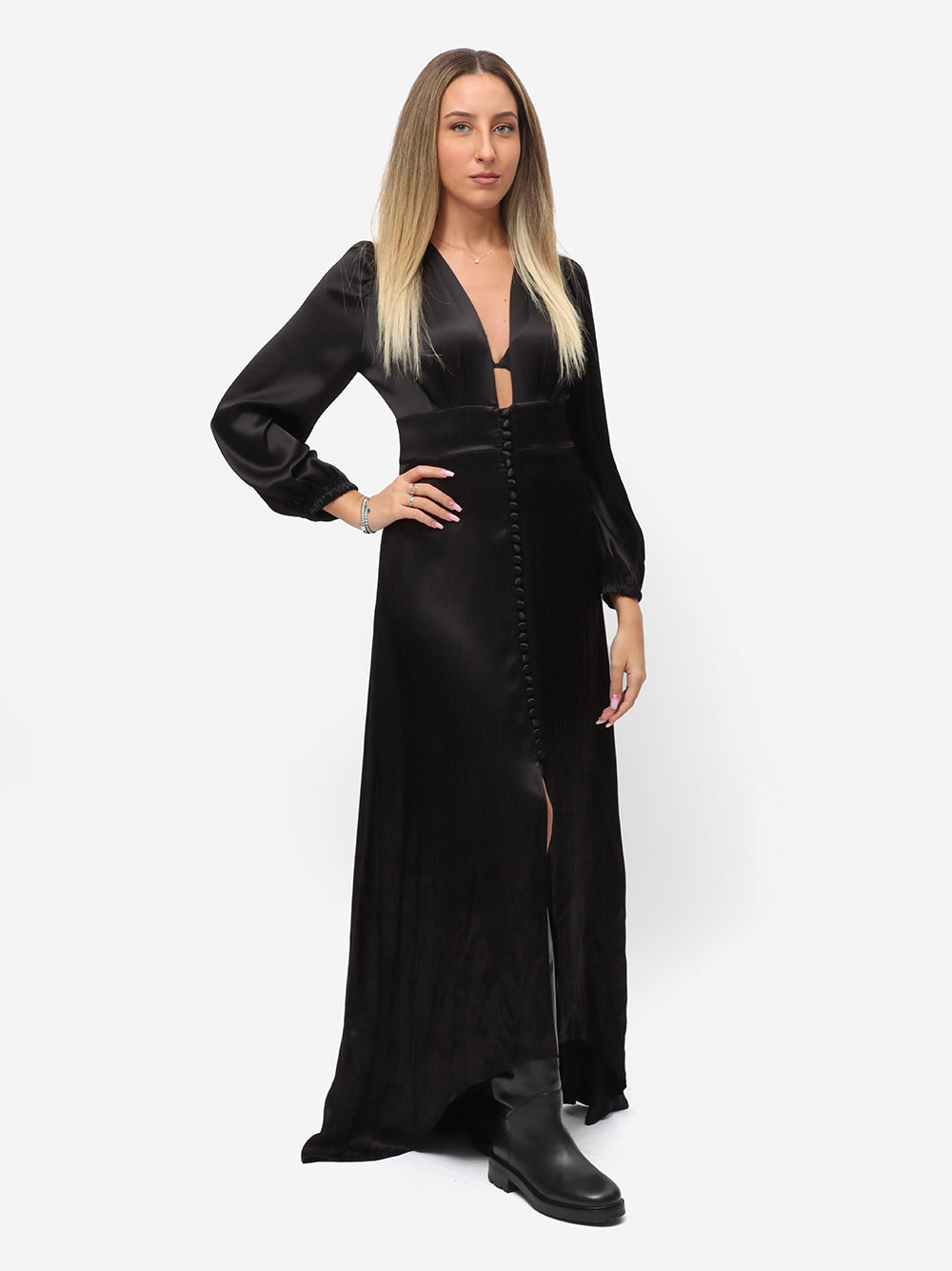 Abito Corto Nero Melrose Donna – Abito Da Festa, Estate, Con Strass, Scollo Rotondo, Senza Maniche, Taglia 36