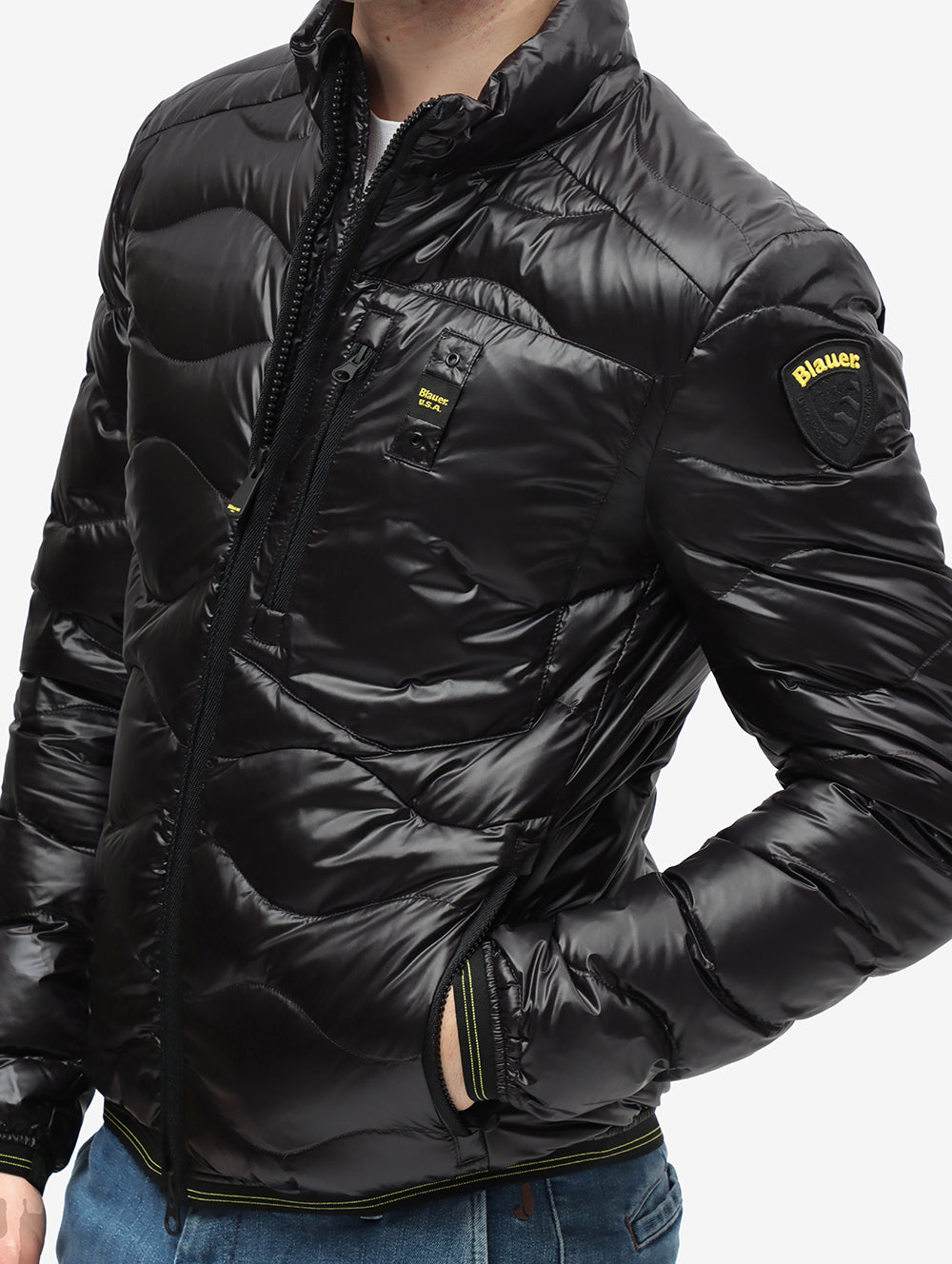 BLAUER Piumino Uomo Waylon-Nero
