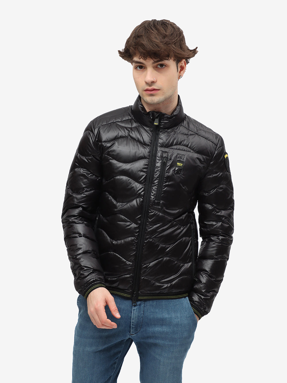 BLAUER Piumino Uomo Waylon-Nero