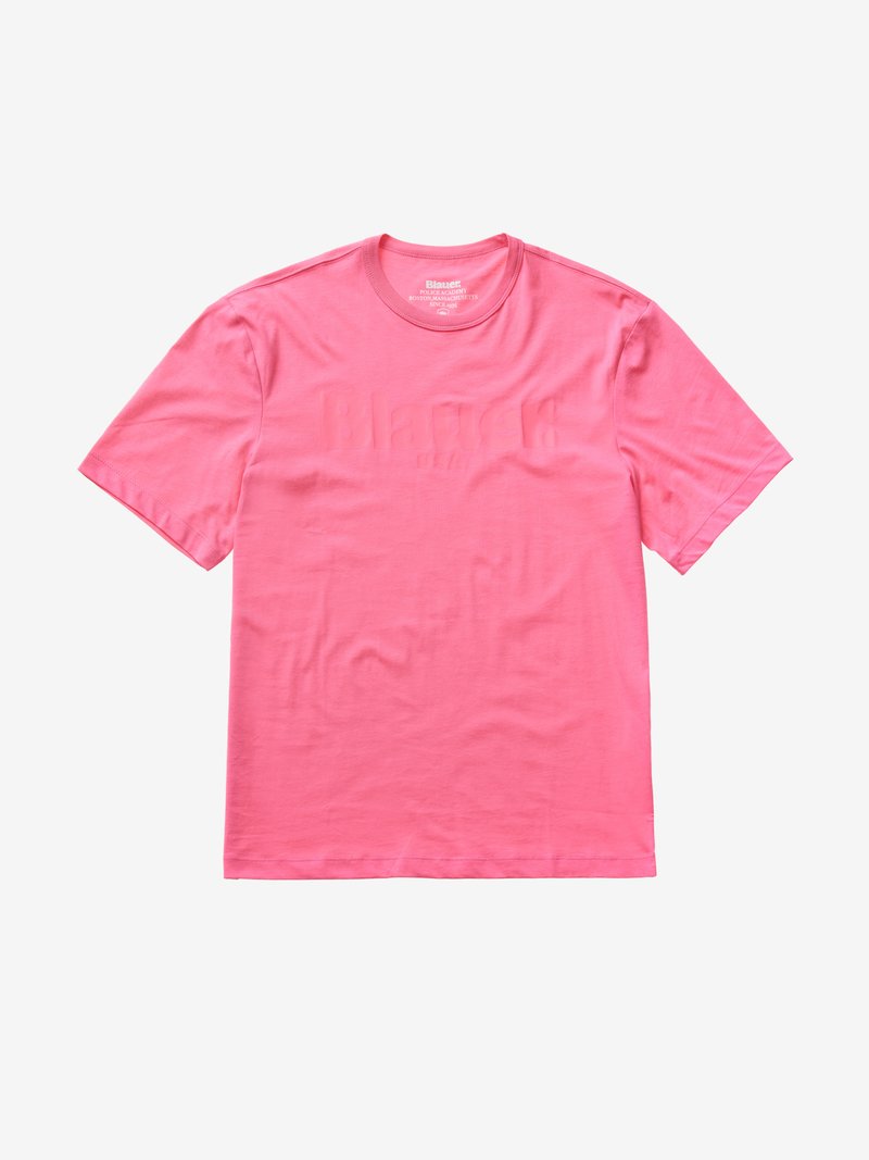 BLAUER T-Shirt Uomo Logo-Rosa