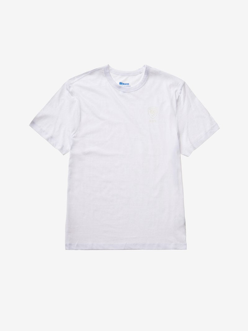 BLAUER T-Shirt Uomo Scudo-Bianco