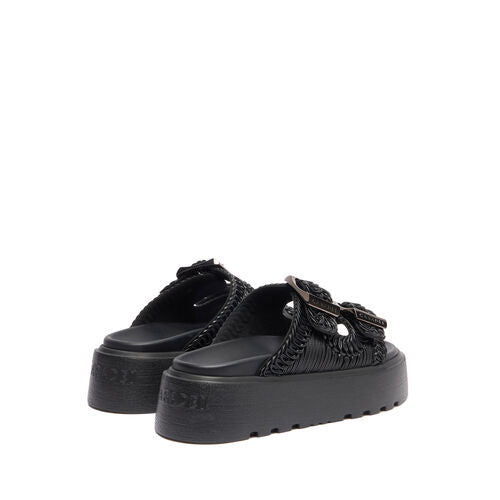 Casadei Ciabatta Donna Birky Ale Slides-Nero
