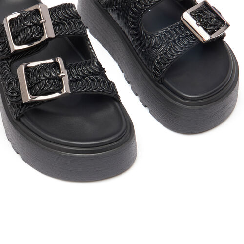 Casadei Ciabatta Donna Birky Ale Slides-Nero