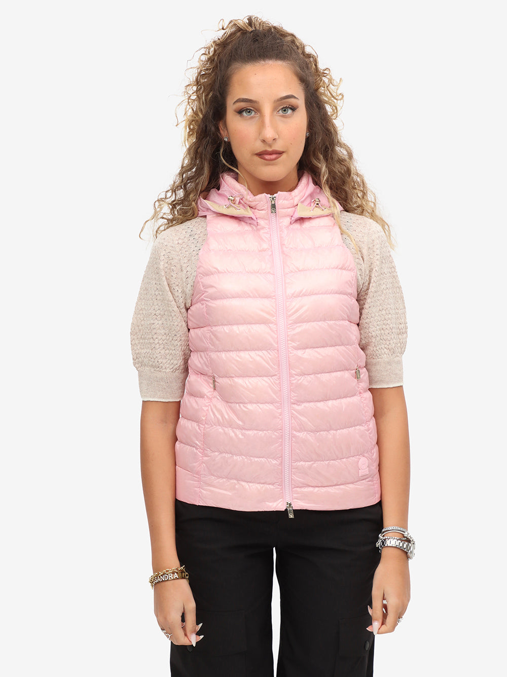 Ciesse Piumini Gilet Donna Alya-Rosa Pastello walcor-it