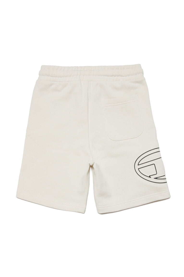 DIESEL-Bermuda Bambino PCURVBIGOVAL-Bianco