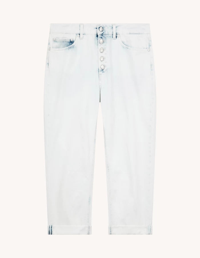 Dondup Pantalone Donna Koons Gioiello-Bianco Blu
