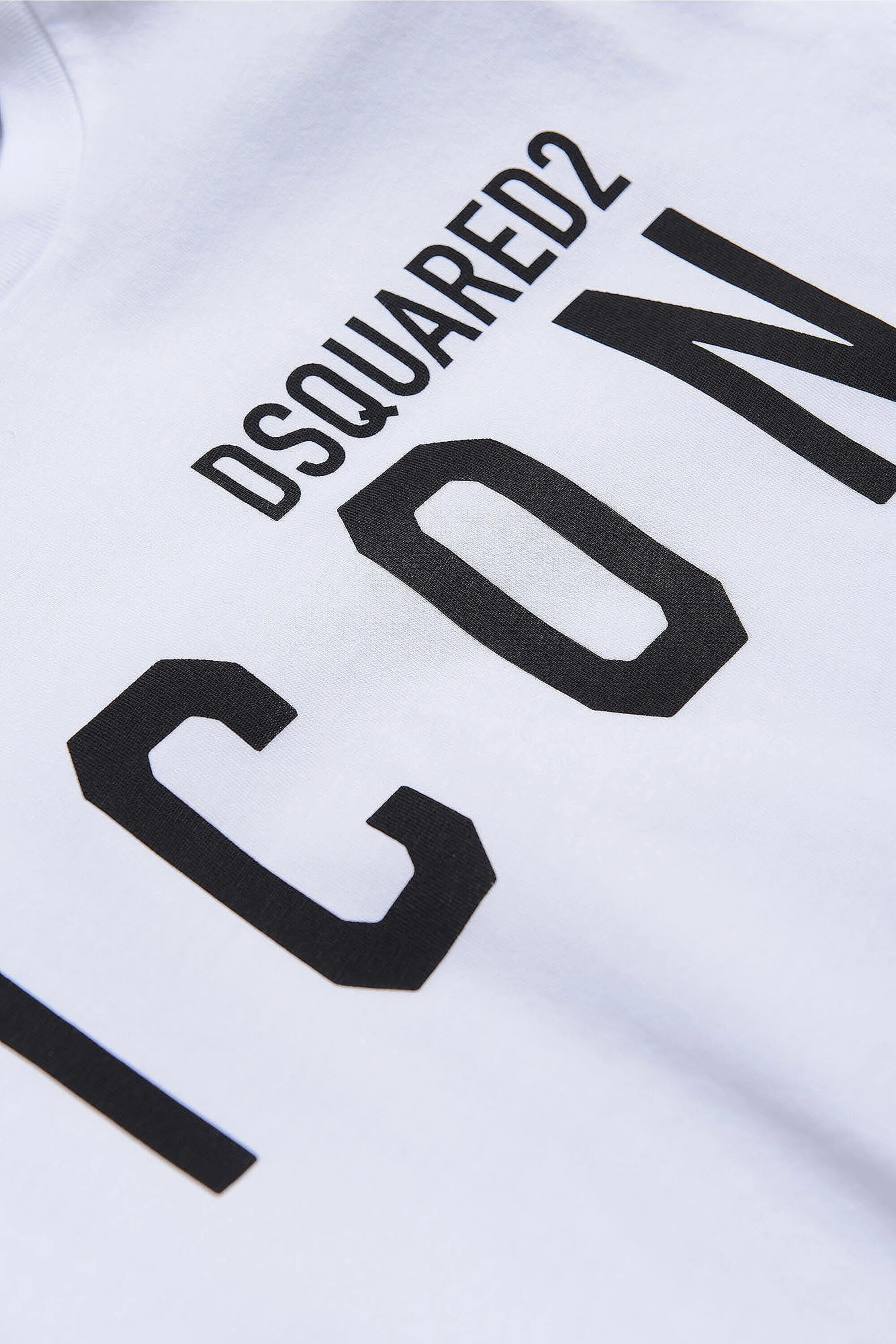 DSQUARED2-T-Shirt Unisex Bambino Icon-Bianco