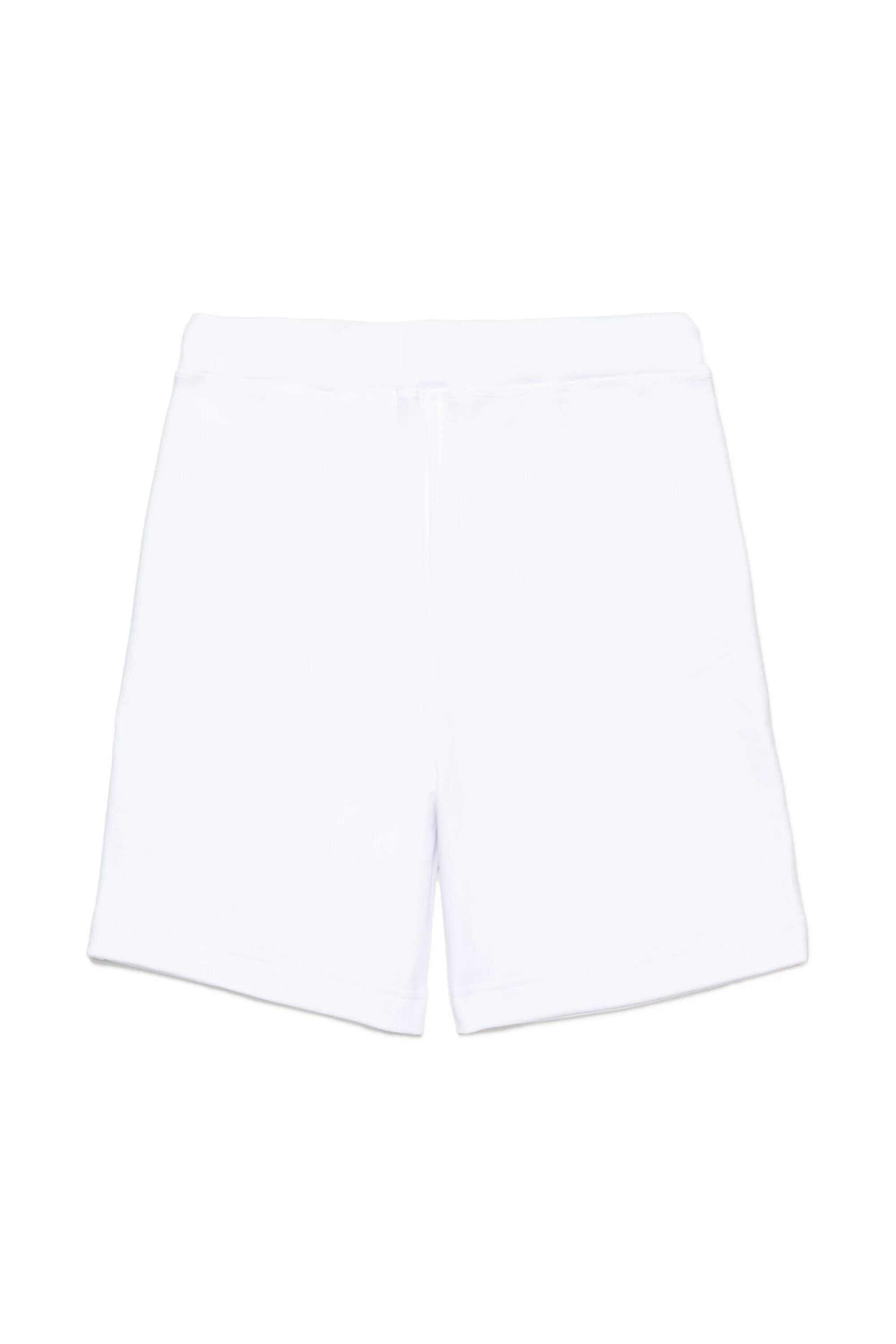 DSQUARED2-Calzoncino Unisex Bambino Jogger-Bianco