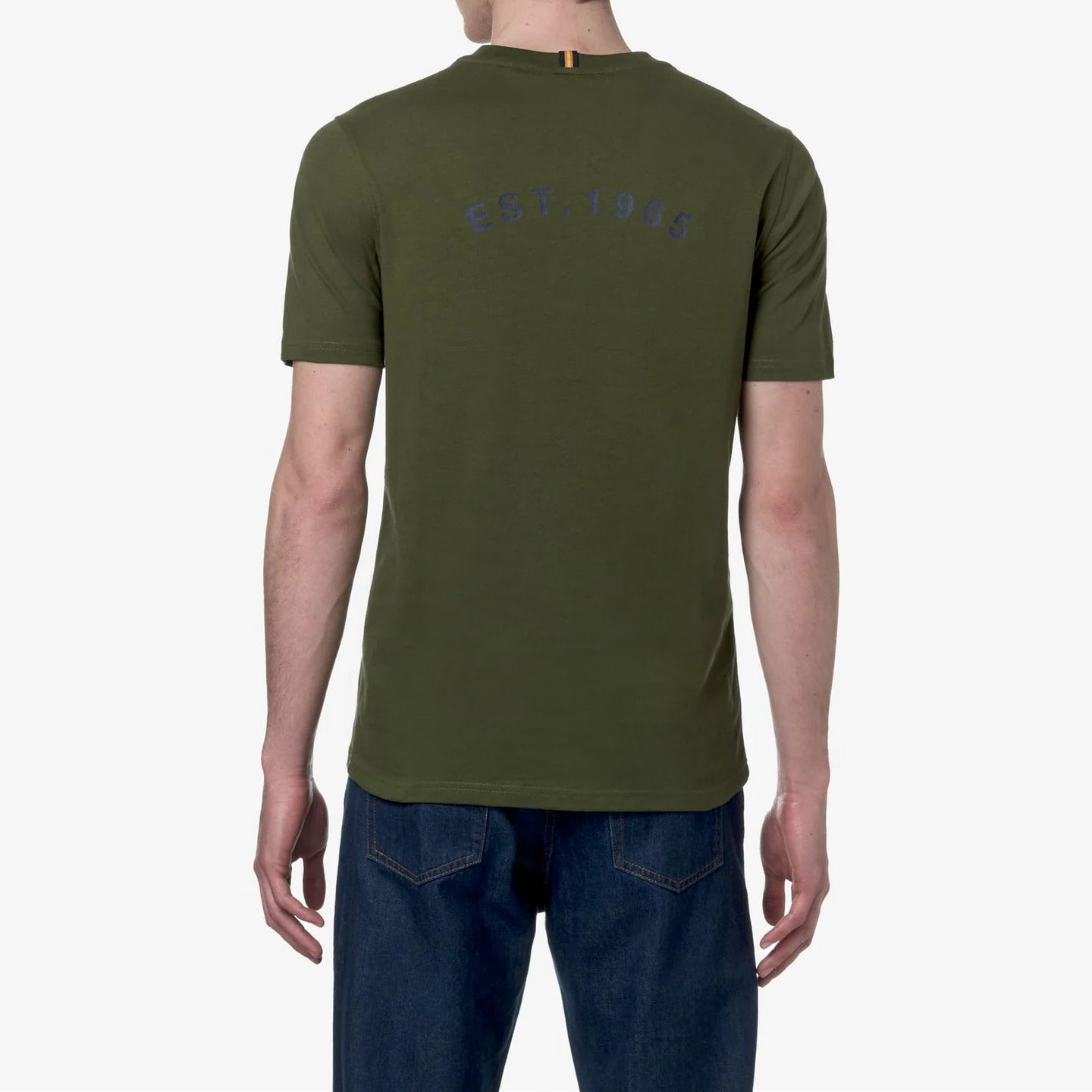 K-WAY T-Shirt Uomo Odom Established-Green Cypress