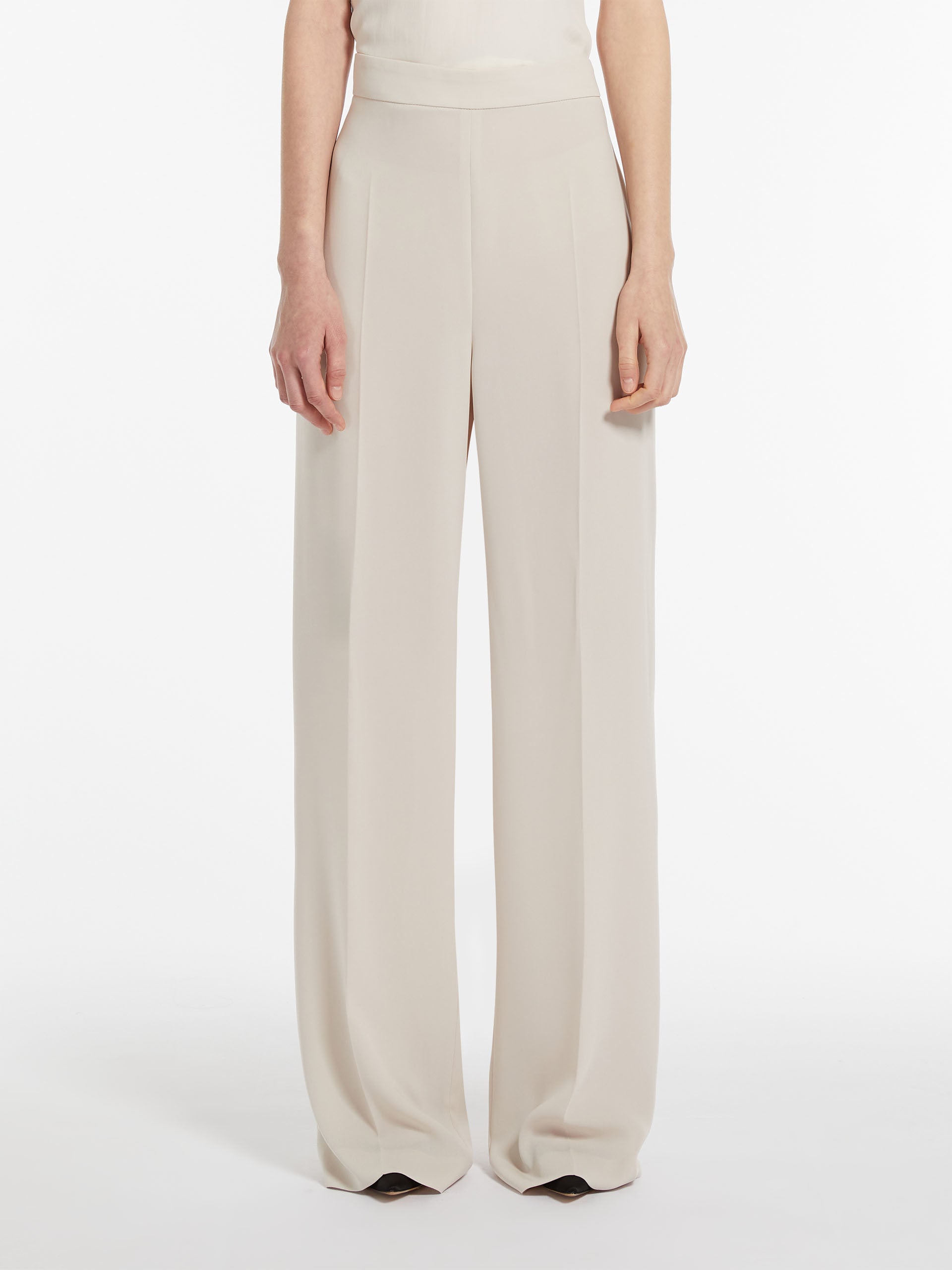 Max Mara Pantaloni Donna Maresca-Beige