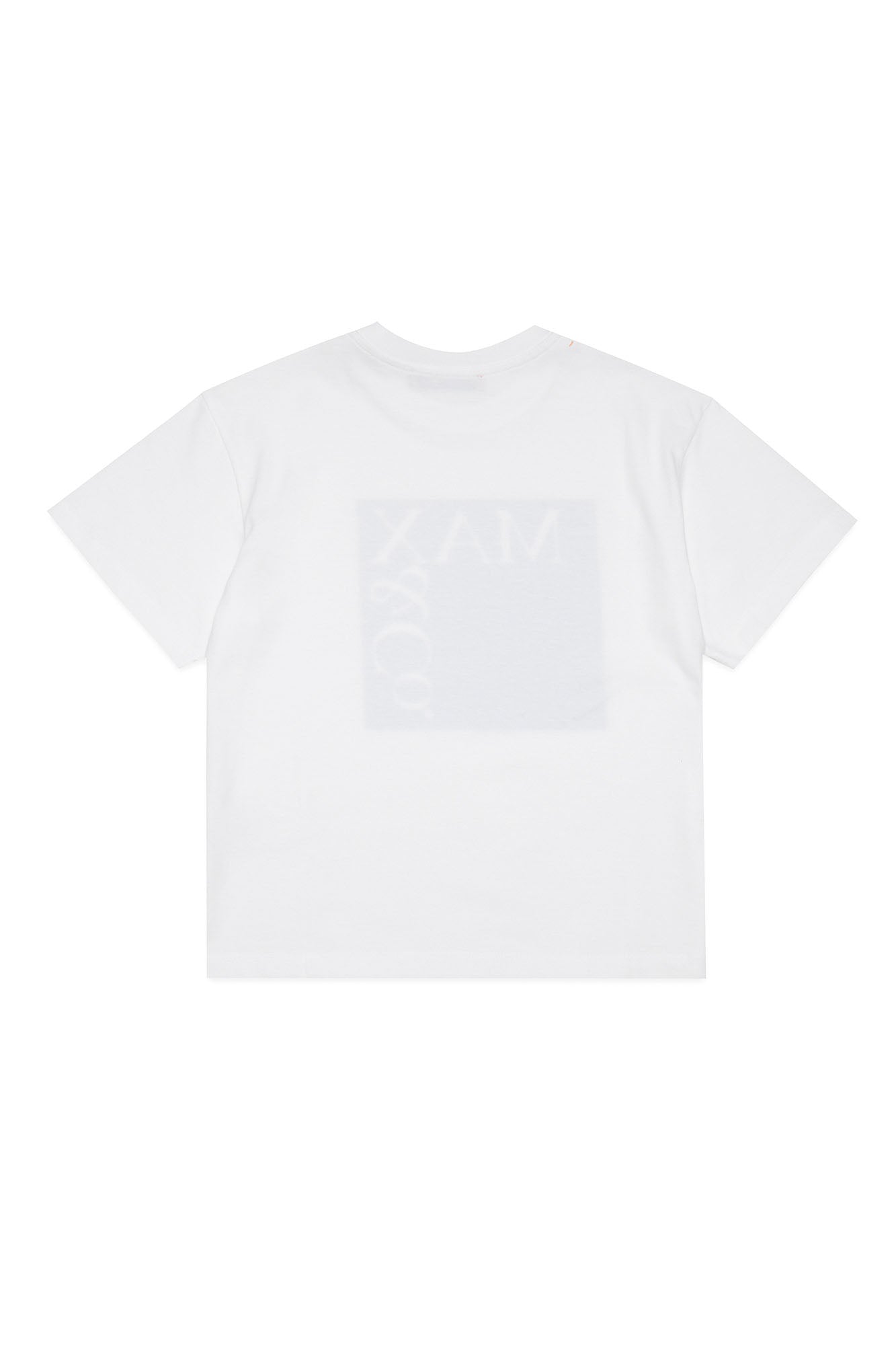 MAX&CO KIDS-T-Shirt Bambina Logo-Bianco Blu