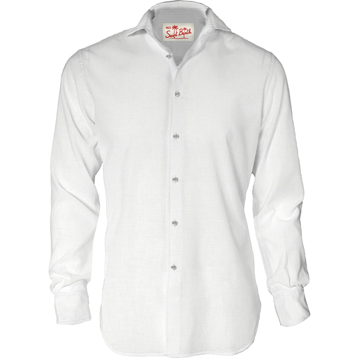 MC2 SAINT BARTH Camicia Unisex Bambino Agnes-Bianco