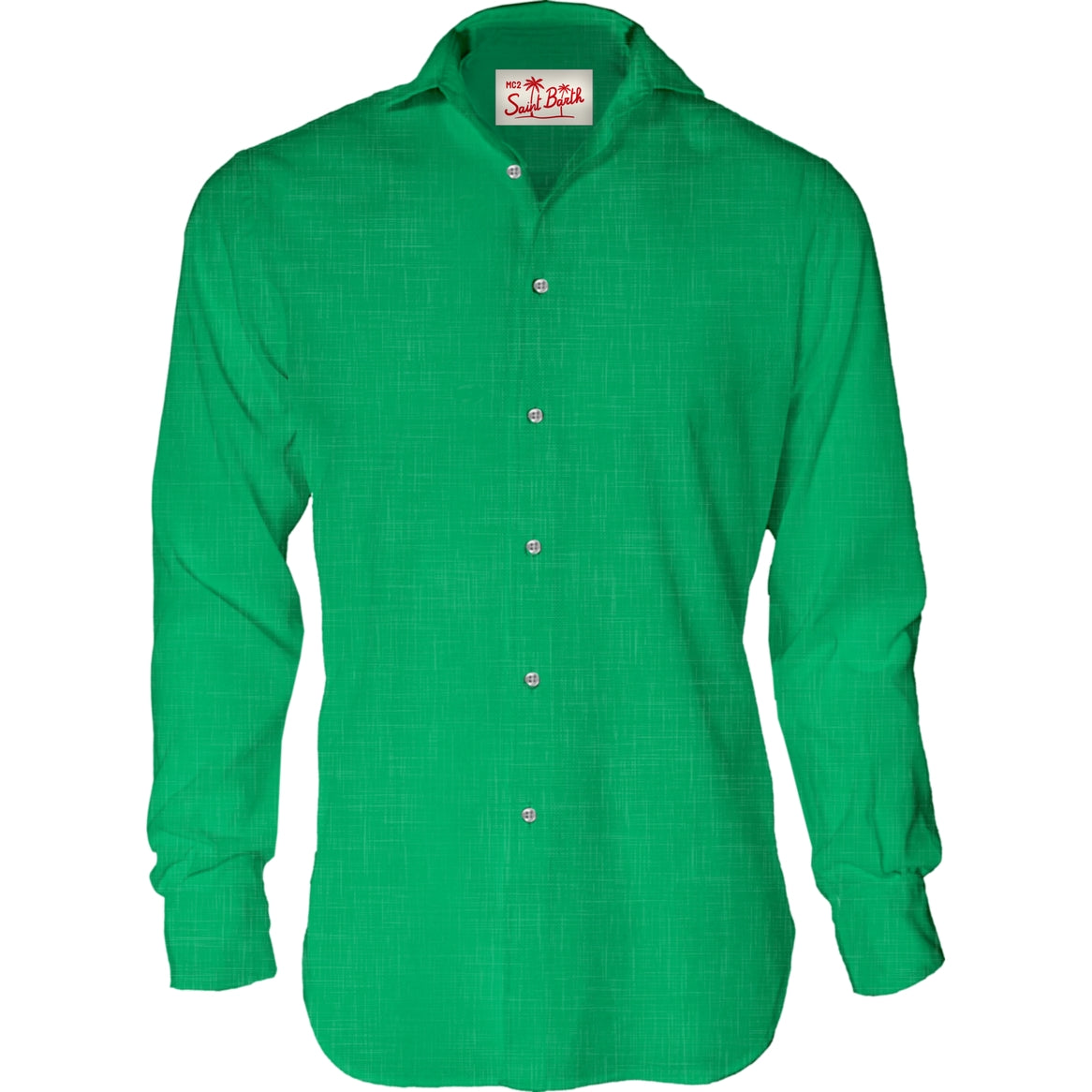 MC2 SAINT BARTH Camicia Uomo Pamplona-Verde