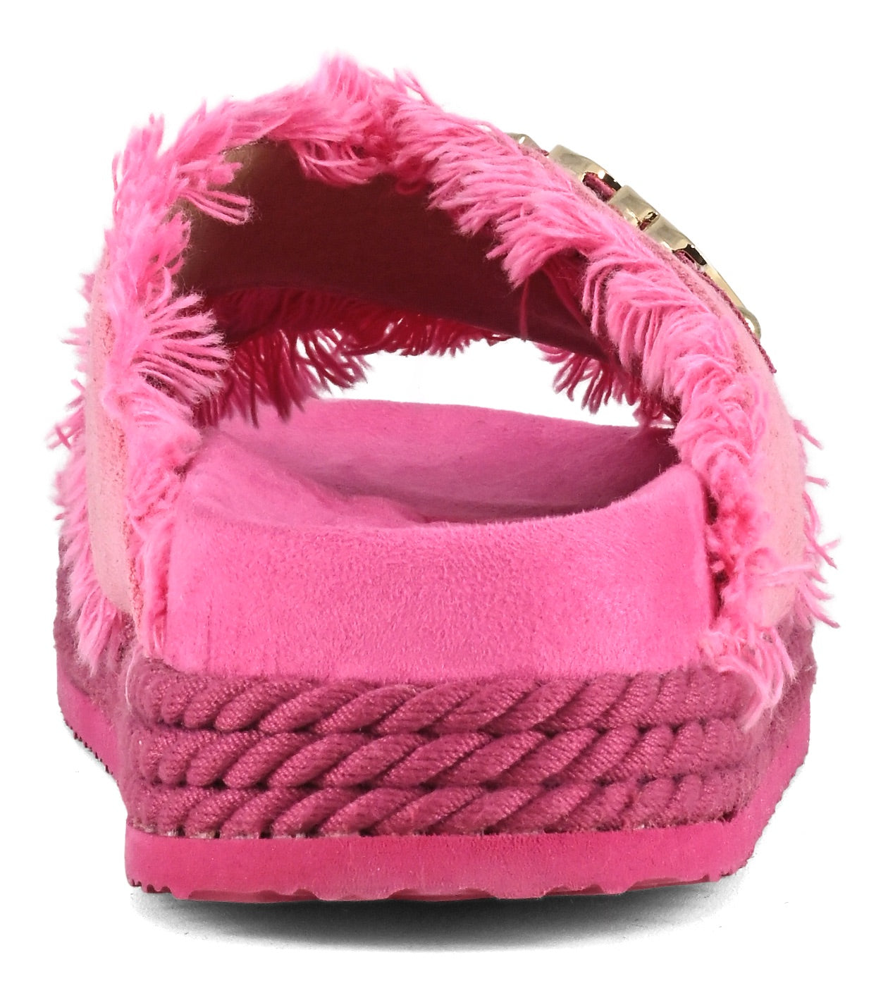 MOU Sandalo Donna CRISS-CROSS ROPE SANDAL RECYCLED CANVAS-Fuxia