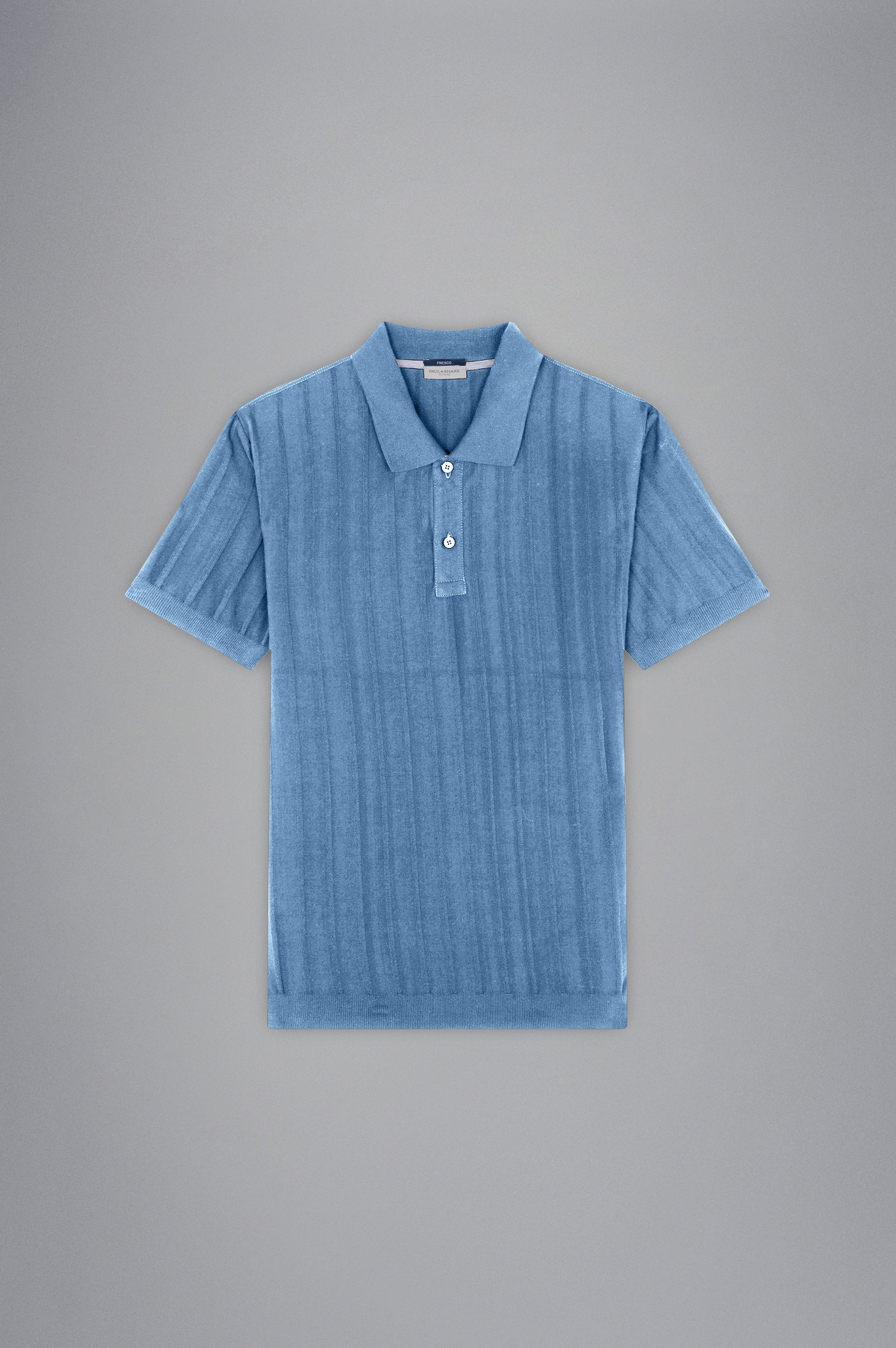 PAUL & SHARK Polo Uomo Cotone Righe-Cobalto