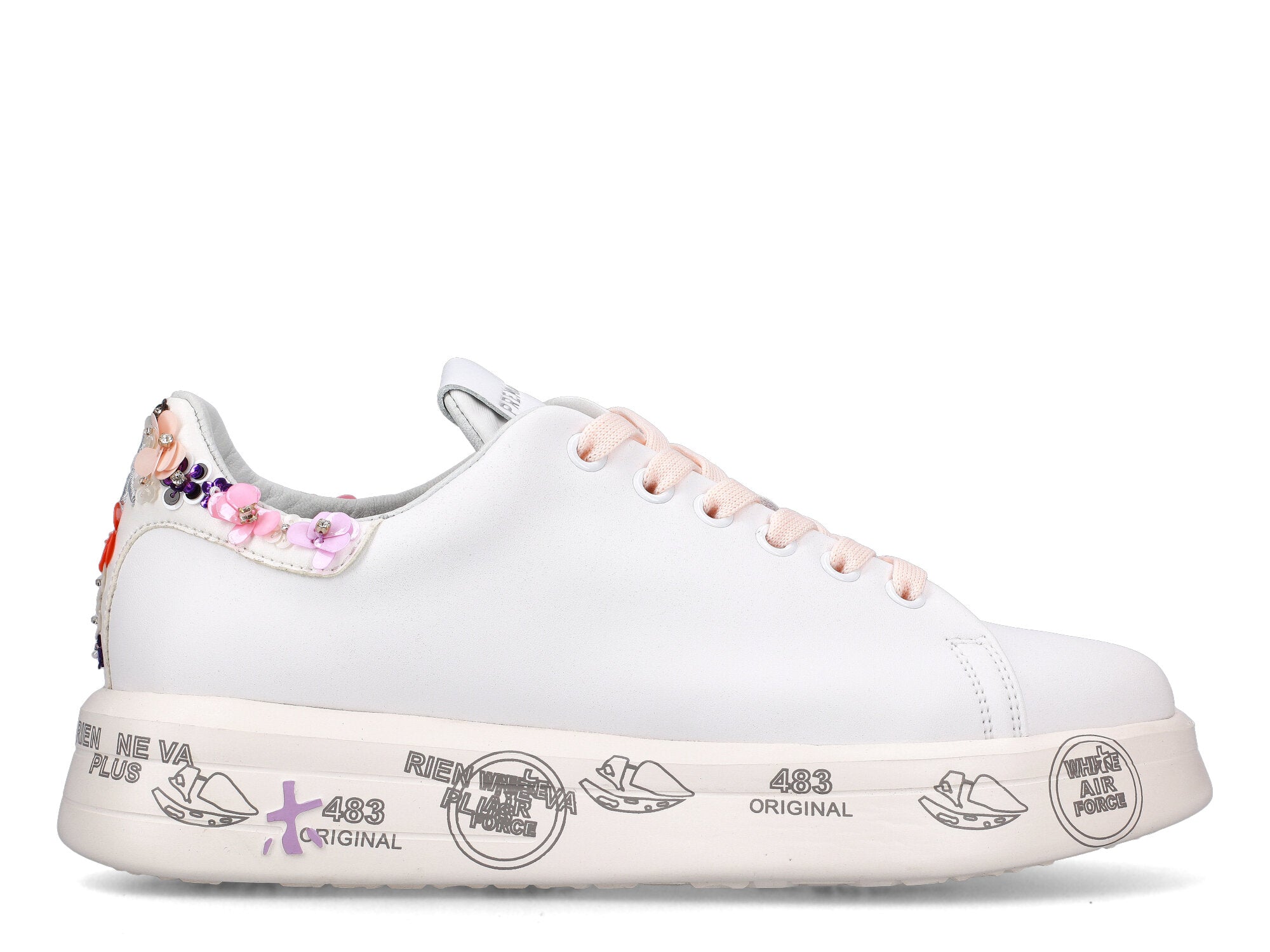 Premiata Sneakers Donna Belle 6909-Bianco