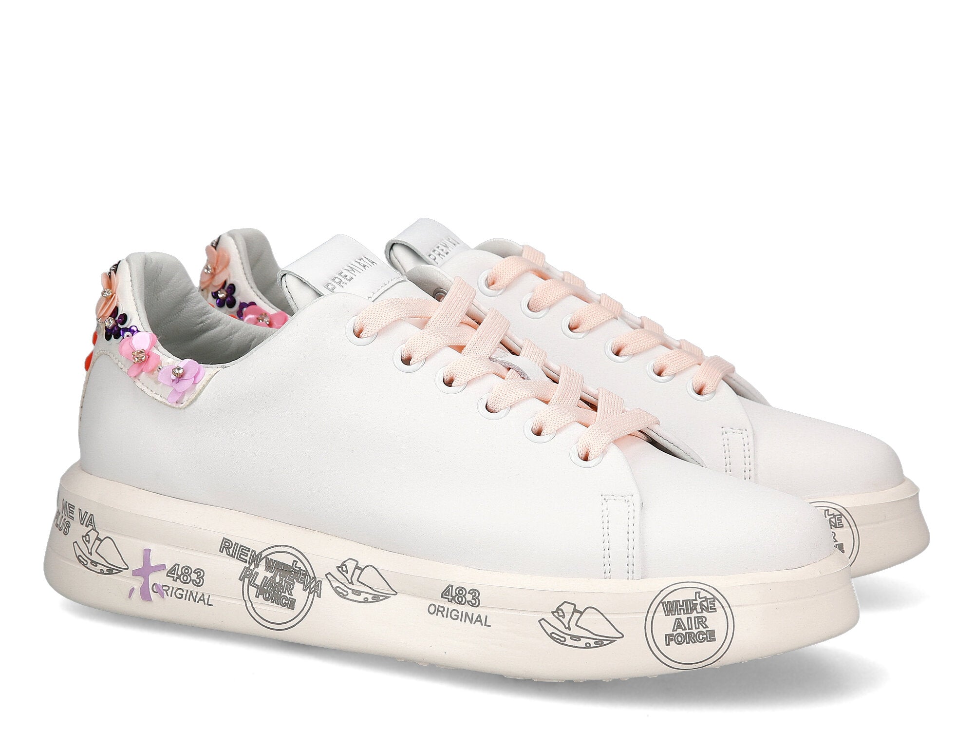 Premiata Sneakers Donna Belle 6909-Bianco