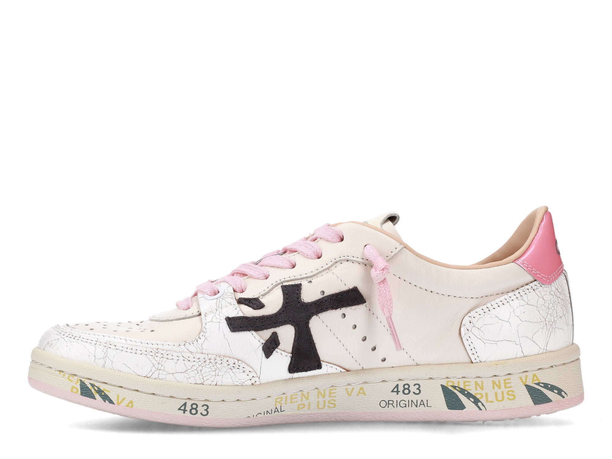Premiata Sneakers Donna BSKT CLAYD 6783-Bianco Rosa