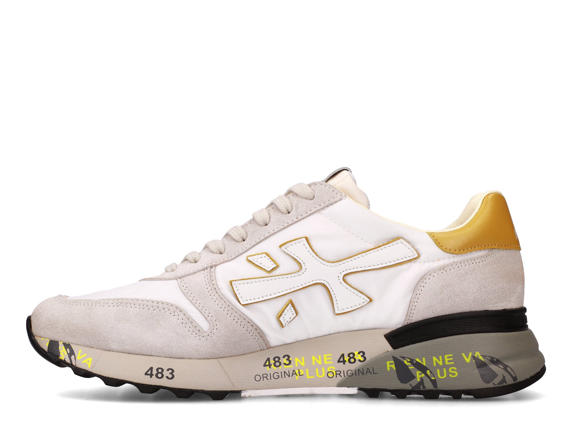 Premiata Sneakers Uomo Mick 6613-Bianco Grigio