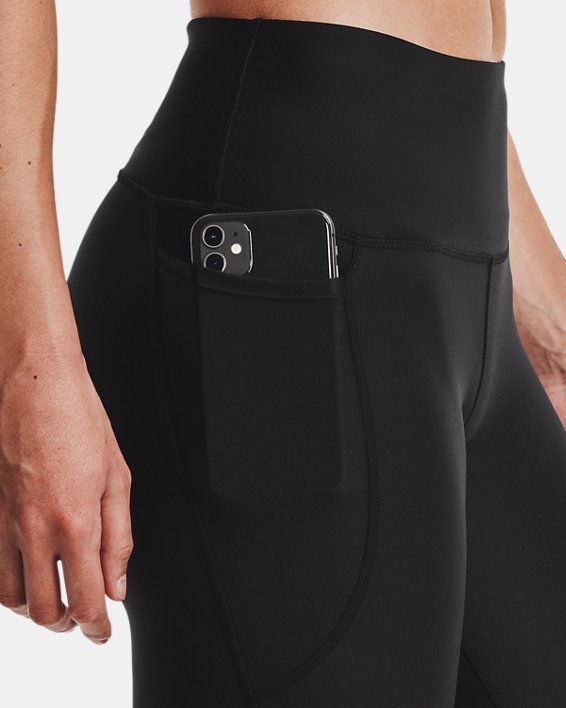 Under Armour Leggings Donna HeatGear Hi-Rise 7/8-Black