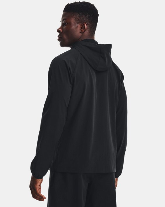 Under Armour Giubbino Uomo Stretch Woven Windbreaker-Black
