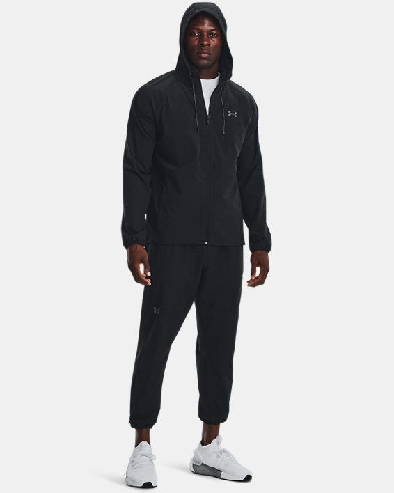 Under Armour Giubbino Uomo Stretch Woven Windbreaker-Black