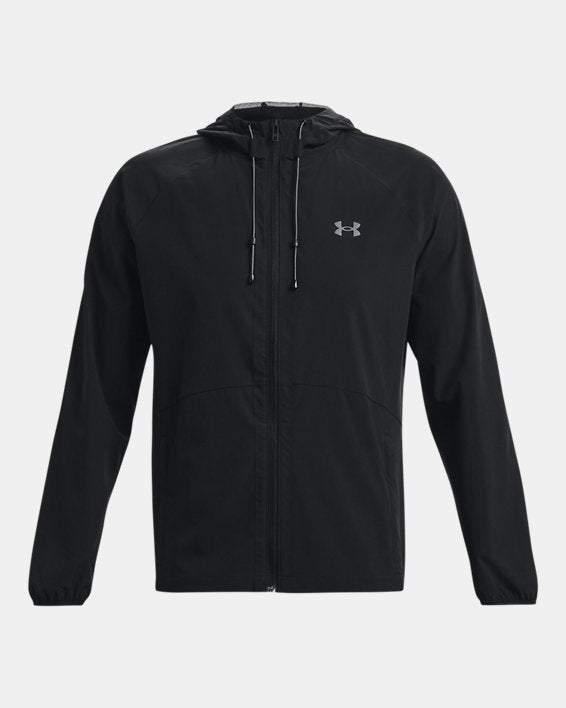 Under Armour Giubbino Uomo Stretch Woven Windbreaker-Black