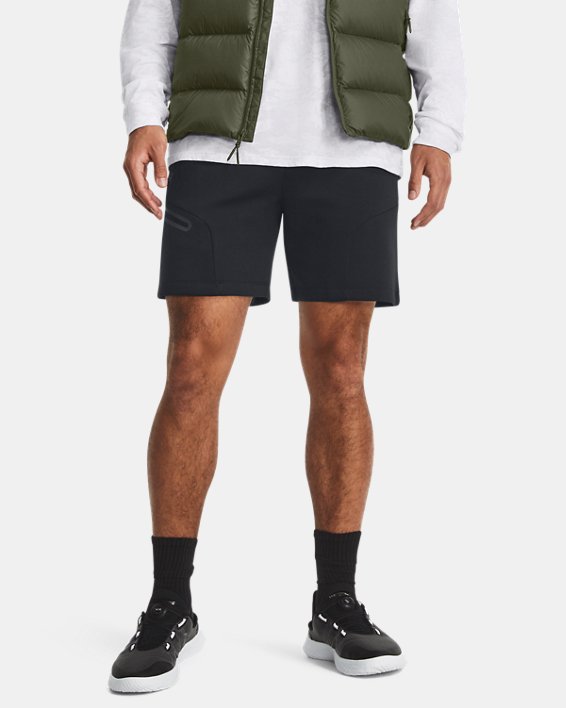 Under Armour Shorts Uomo Unstoppable Fleece-Black
