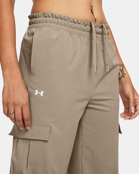 Under Armour Pantaloni Donna ArmourSport Woven-Timberwolf Taupe
