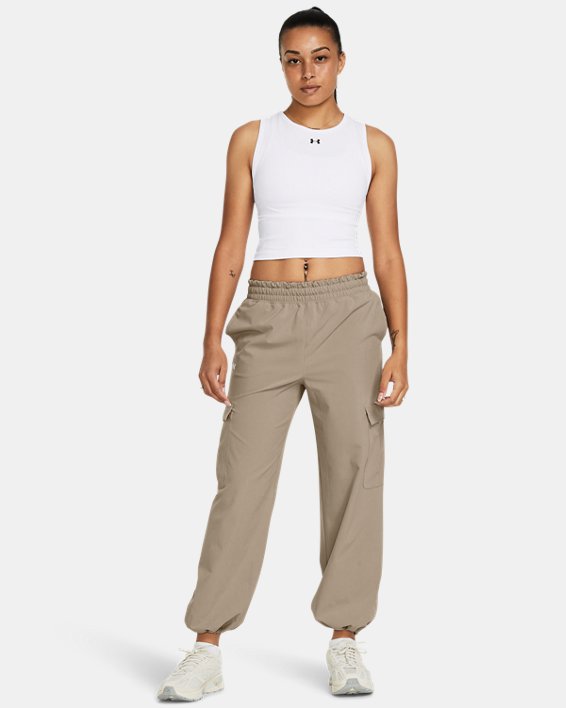 Under Armour Pantaloni Donna ArmourSport Woven-Timberwolf Taupe