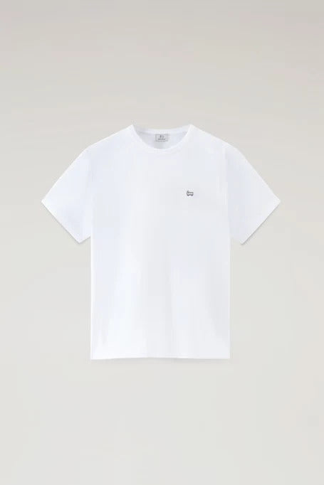 Woolrich T-Shirt Uomo Sheep-Bright White