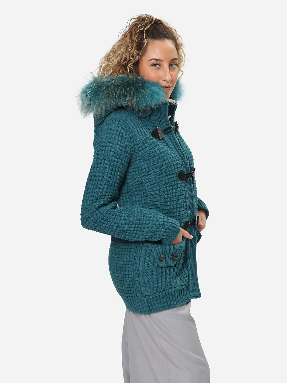 BARK Giubbotto Donna MEDIUM DUFFLE COAT W/MURMASKY-Ottanio