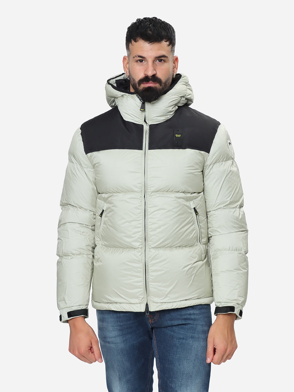 BLAUER Piumino Uomo Bernard-Bianco