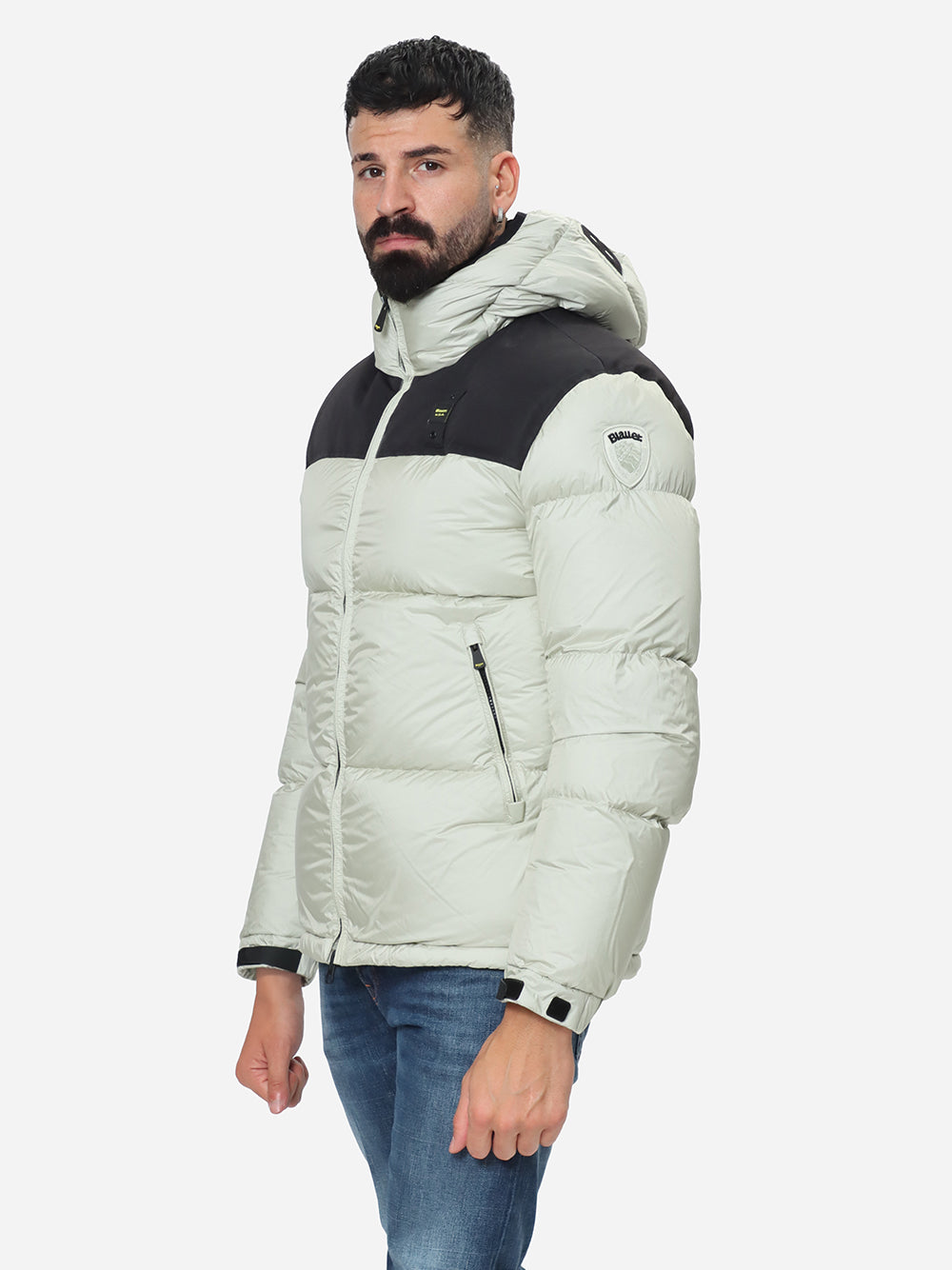 BLAUER Piumino Uomo Bernard-Bianco