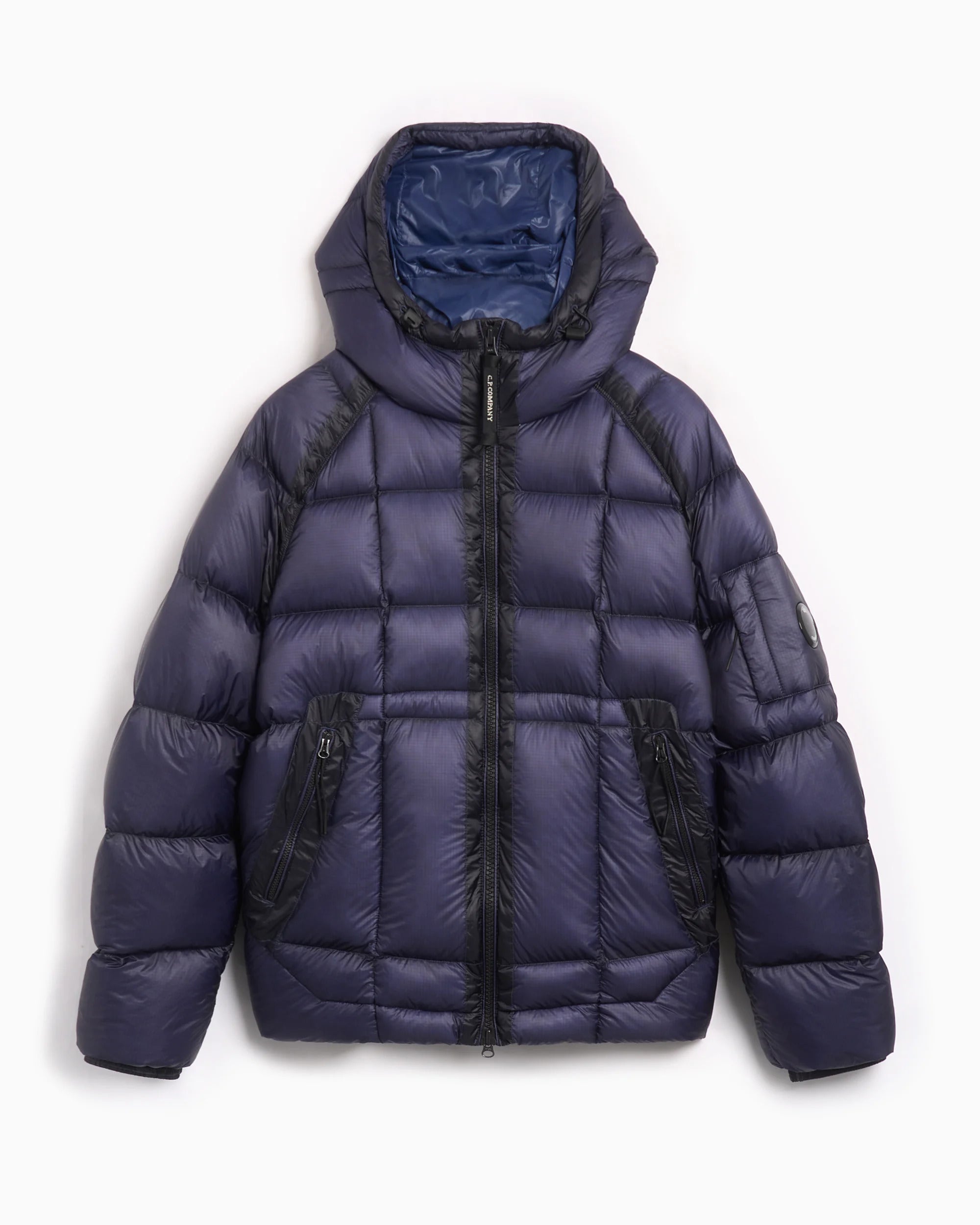 C.P. COMPANY Giacca Uomo D.D. Shell Hooded Medium Down-Estate Blu