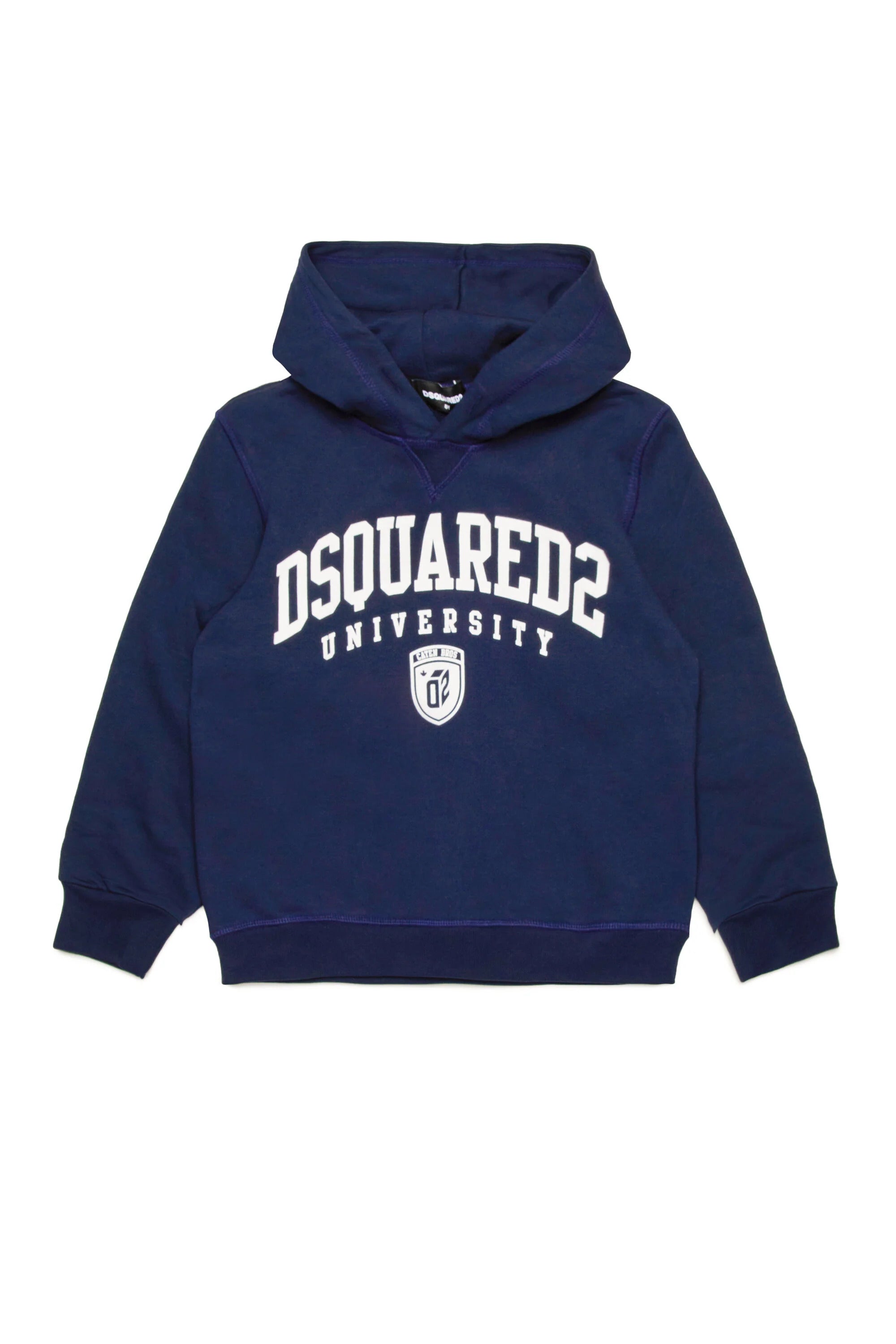 DSQUARED2 Felpa Bambino Logo College-Blu