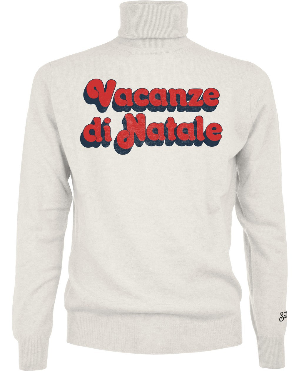 MC2 SAINT BARTH Maglione Uomo Dolcevita-Bianco