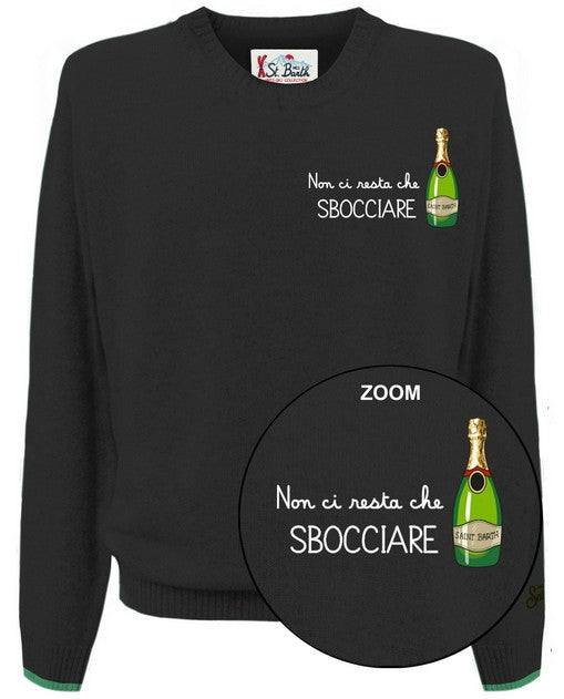 MC2 SAINT BARTH Maglione Uomo Heron Light-Nero