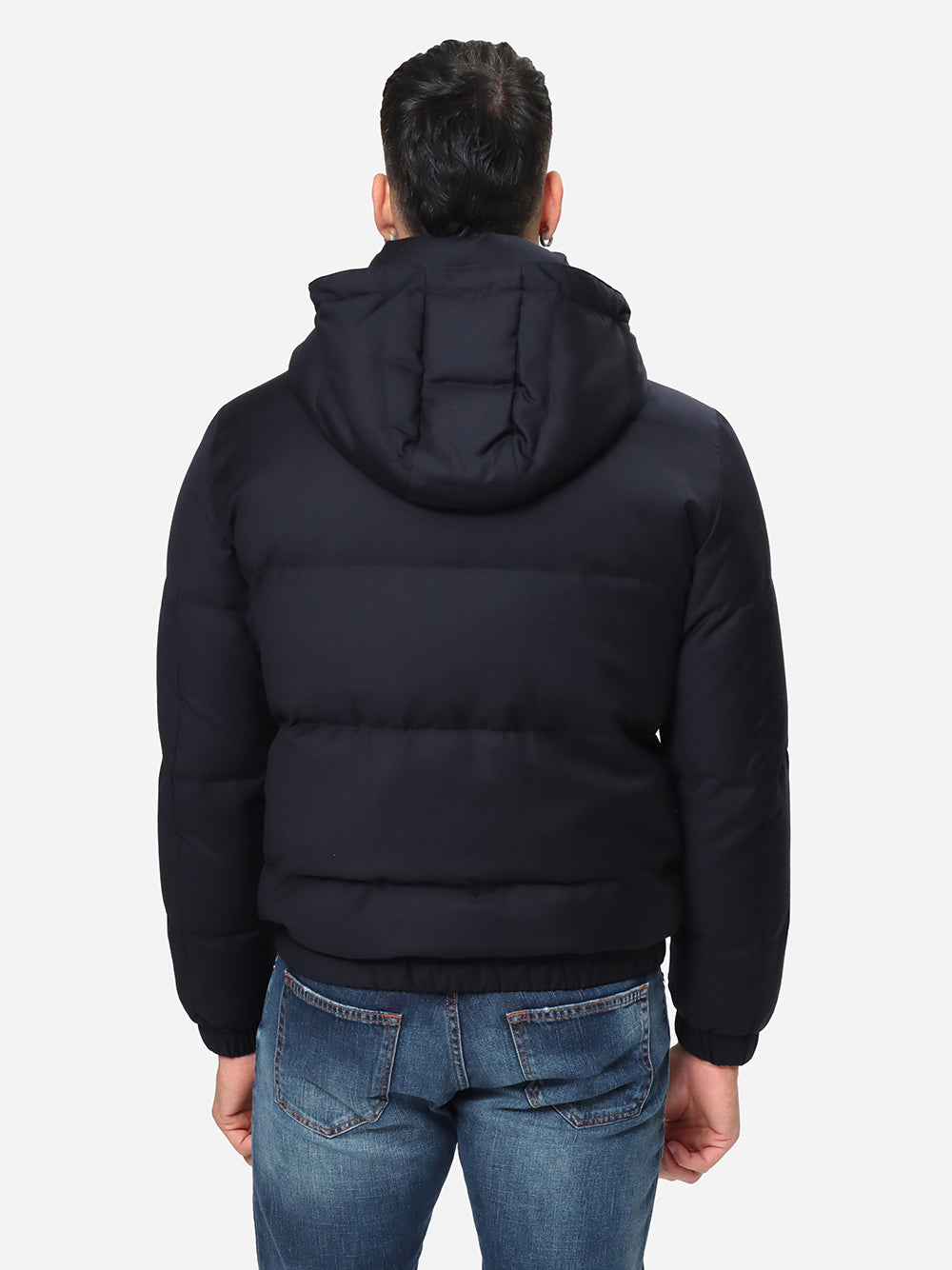 MONTECORE Piumino Uomo Imbottito in piuma-Dark Blue
