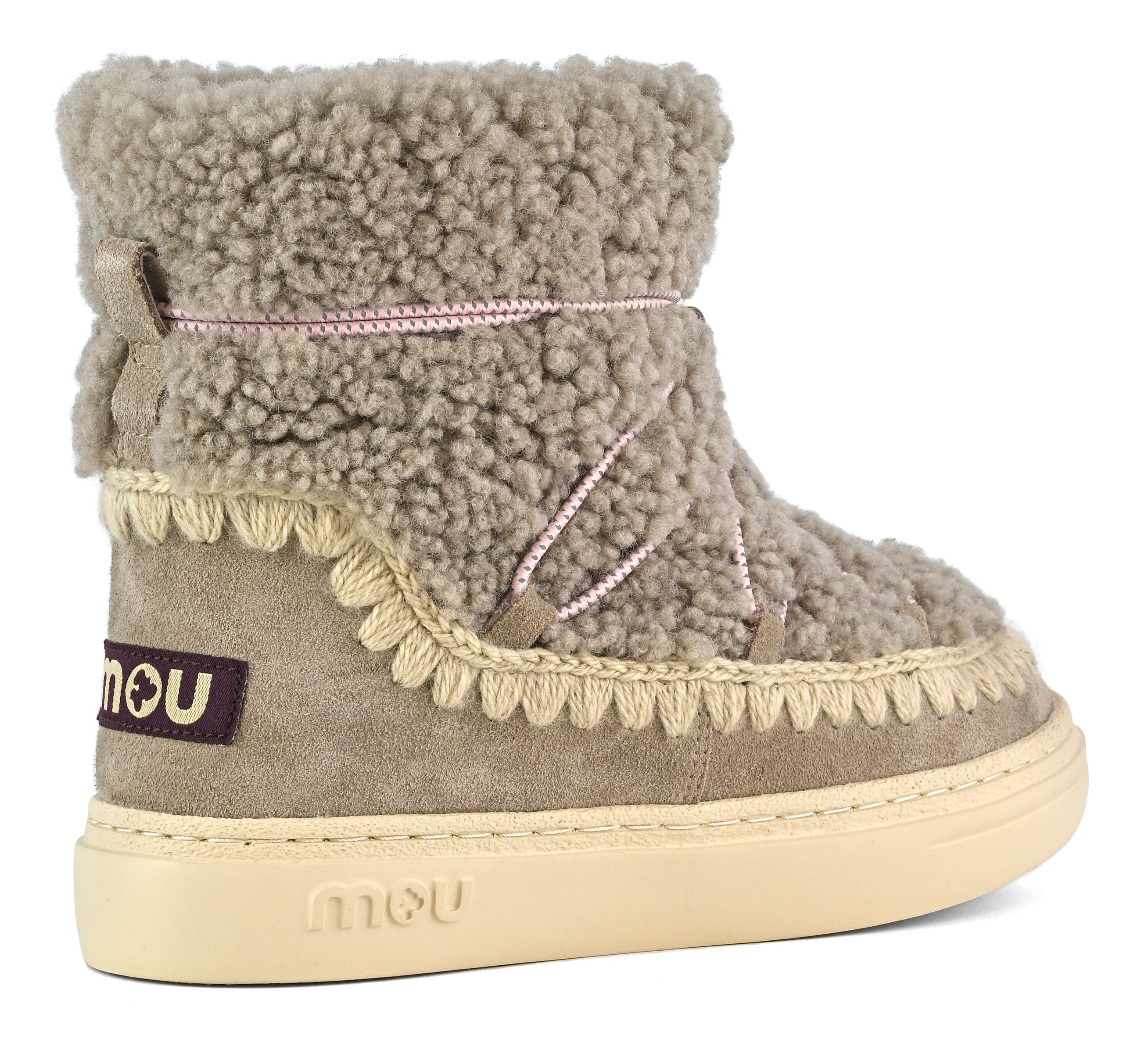 MOU Sneaker Donna Eskimo Bold Scoubidoo Lace-Elephant Grey