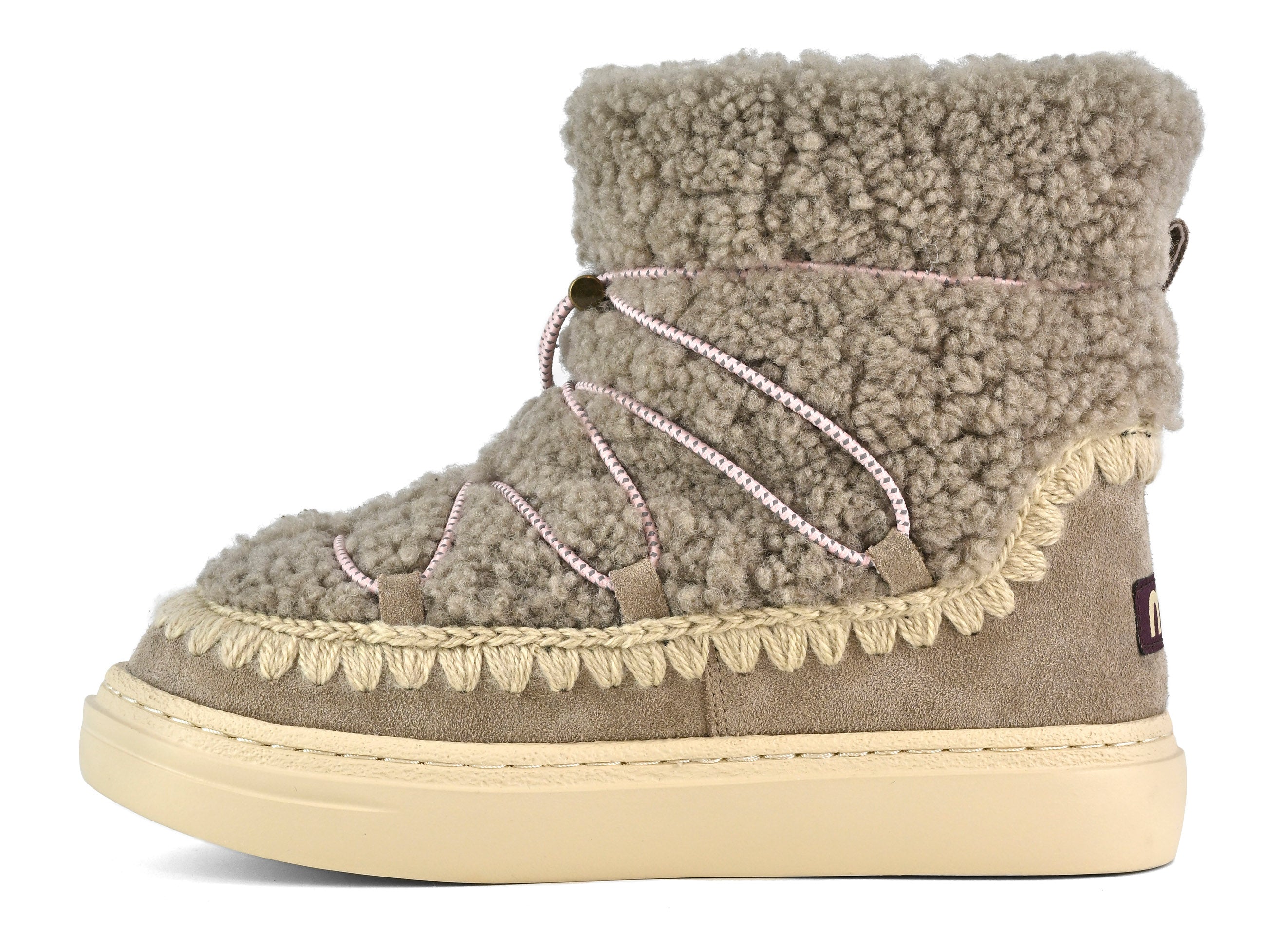 MOU Sneaker Donna Eskimo Bold Scoubidoo Lace-Elephant Grey