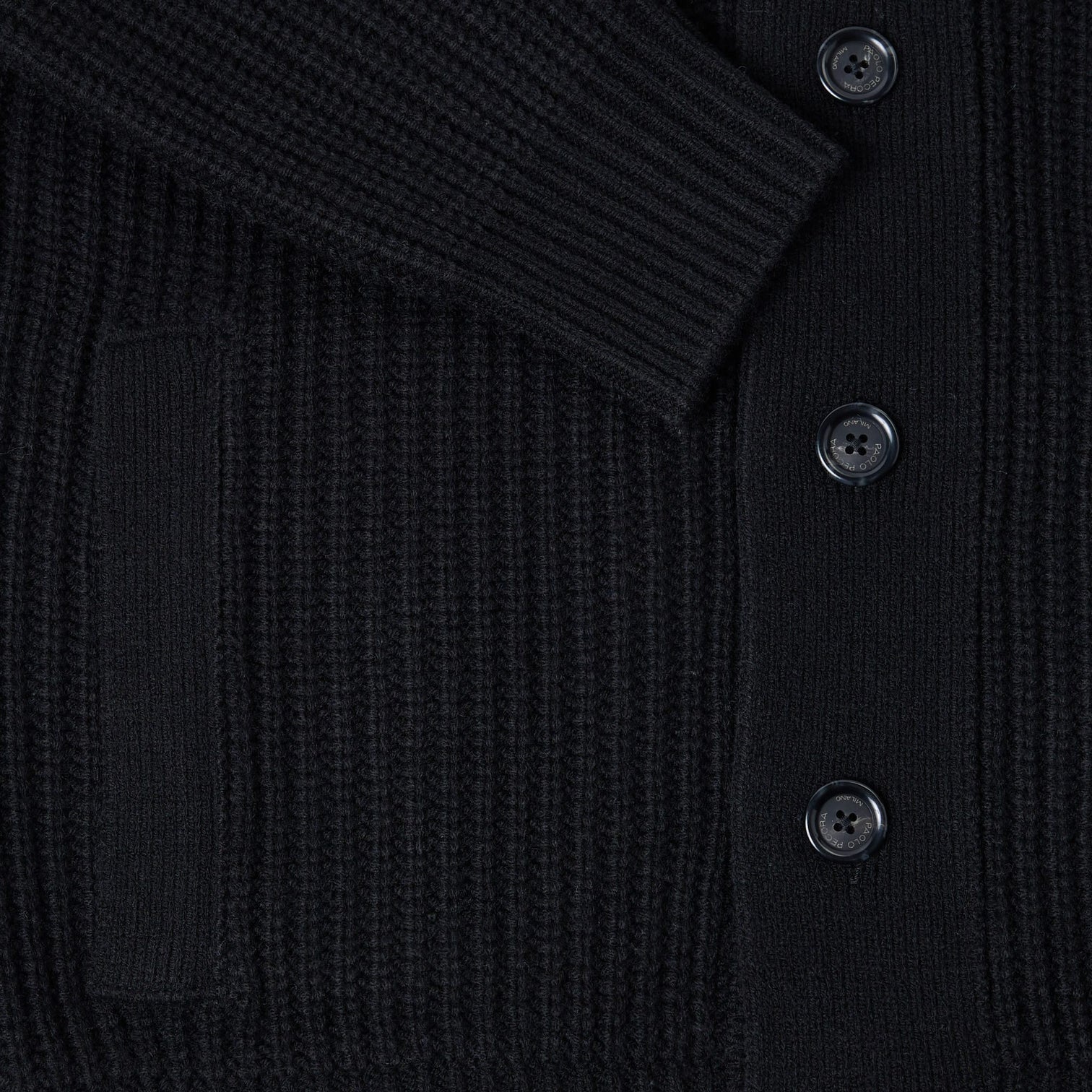 PAOLO PECORA Giubbotto Uomo Maglia-Nero