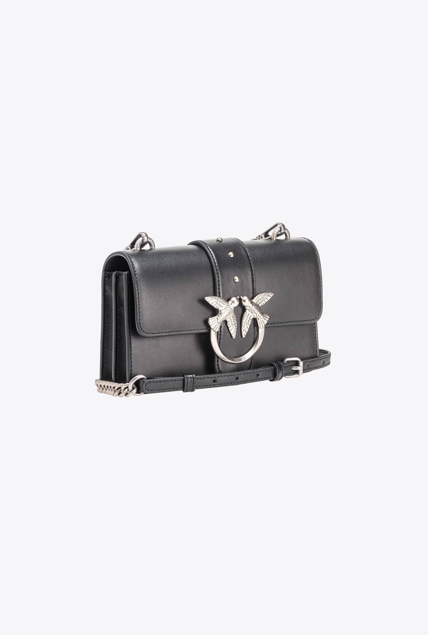 PINKO Borsa Love One Mini CL-Nero