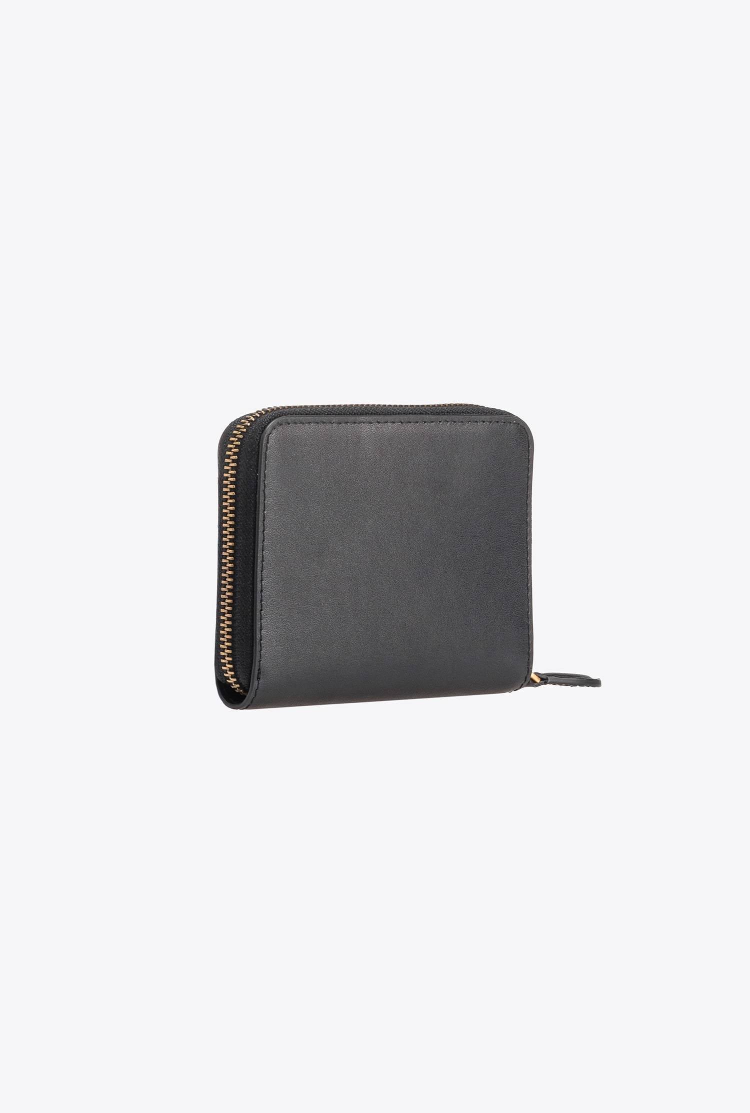 PINKO Portafoglio Taylor Zip Around-Nero