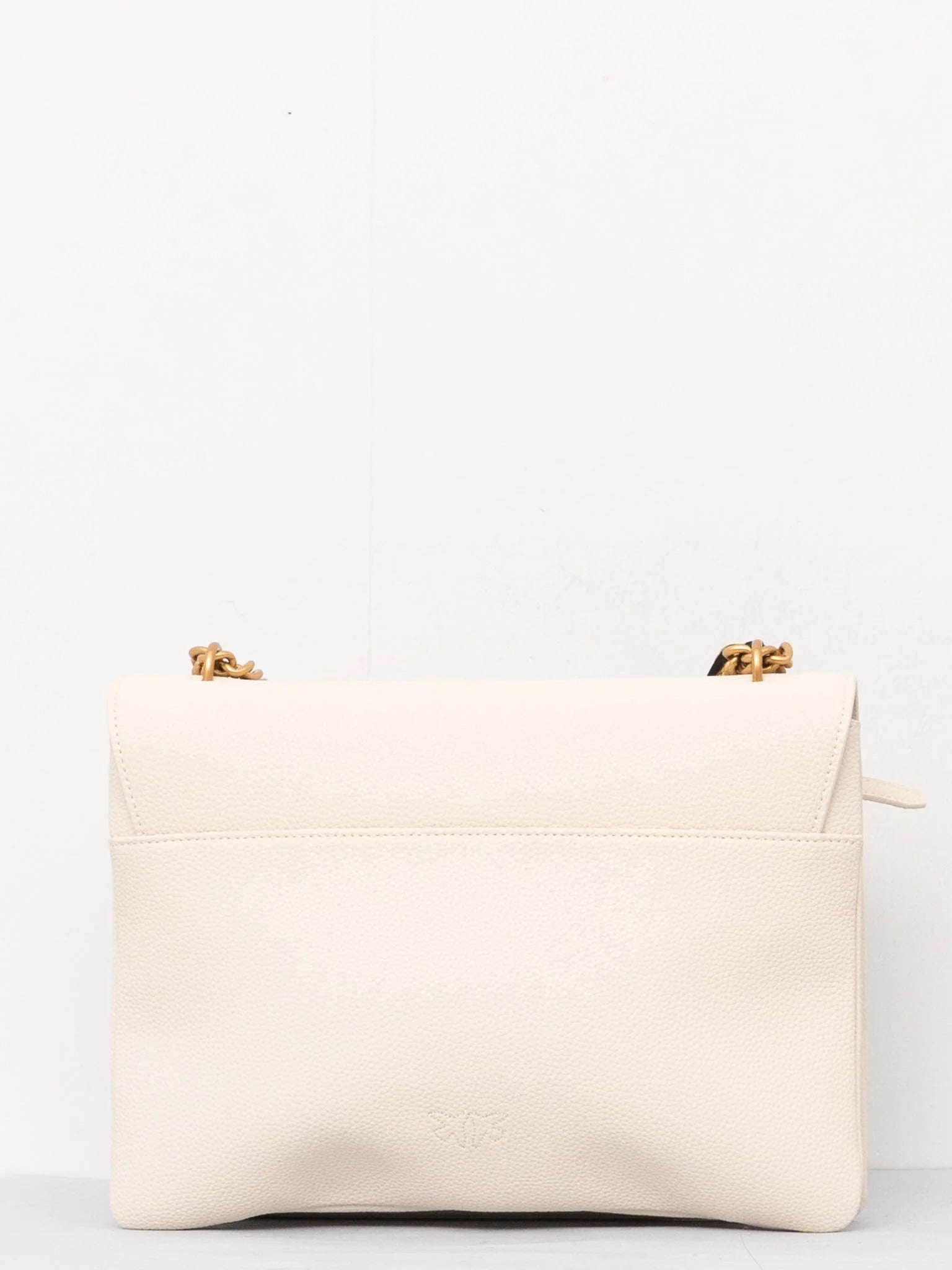 PINKO Borsa Love One Soft Big-Bianco Seta