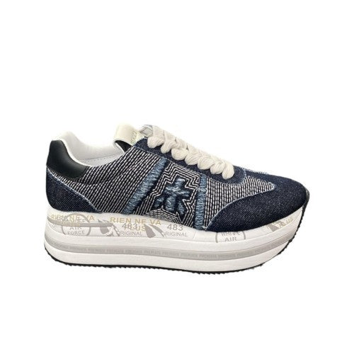 PREMIATA Sneaker Donna Beth 6957-Denim Blu