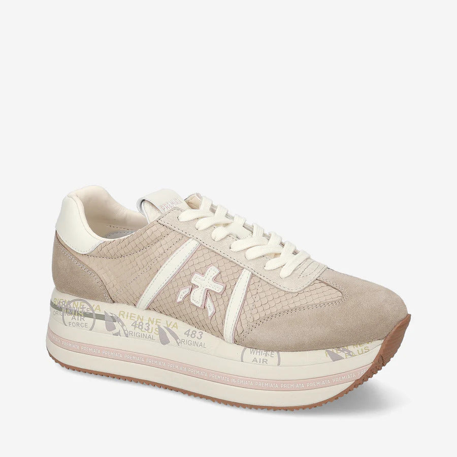 PREMIATA Sneaker Donna Beth 7039-Tortora